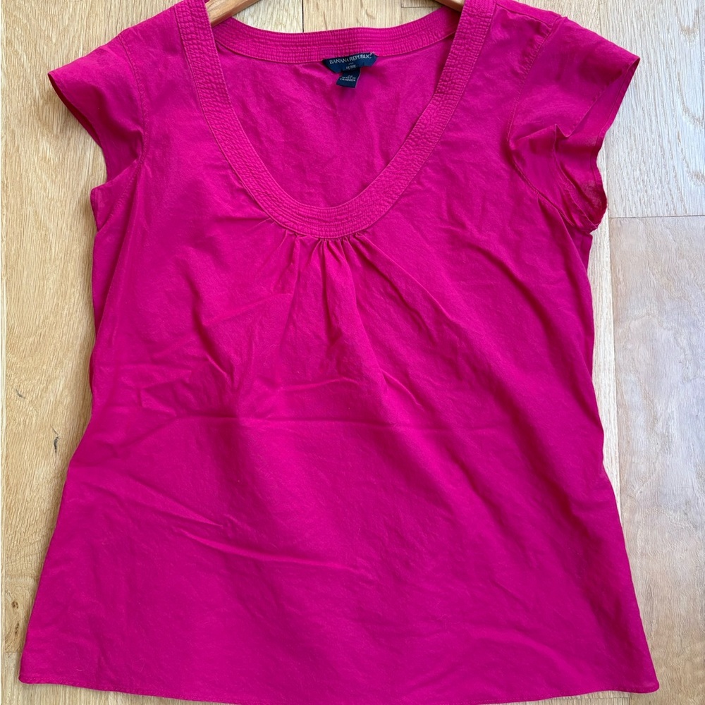 BANANA REPUBLIC Pink Top PS petite small